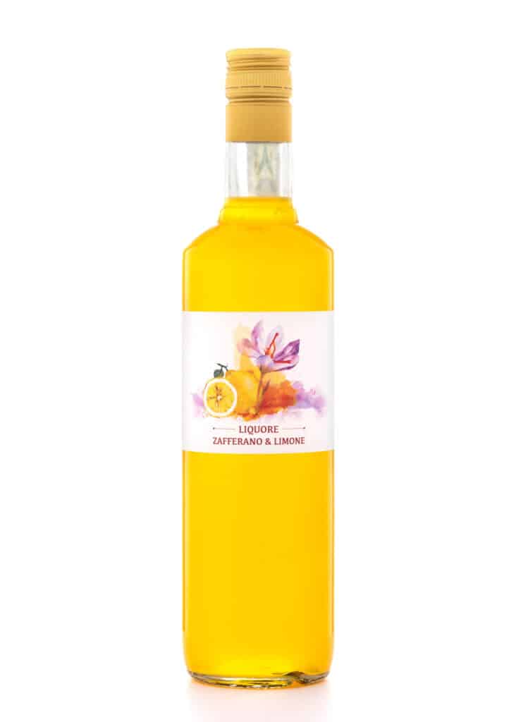 LIQUORE ALLO ZAFFERANO E LIMONE